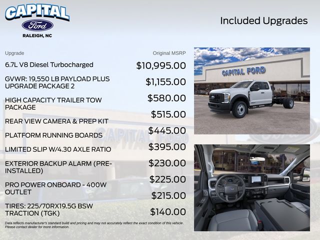 New 2026 White Ford 12FT DUMP/CURBSIDE DOOR image 3