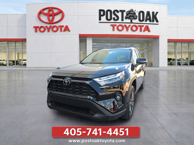 Midnight Black Metallic 2025 Toyota RAV4 Hybrid SUV / Crossover All-Wheel Drive Continuously Variable Transmission
