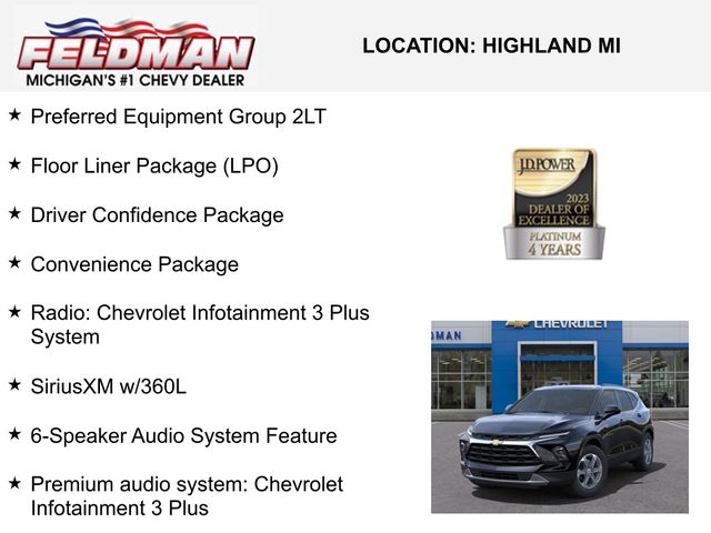 New 2025 Chevrolet Blazer For Sale in New Hudson, MI