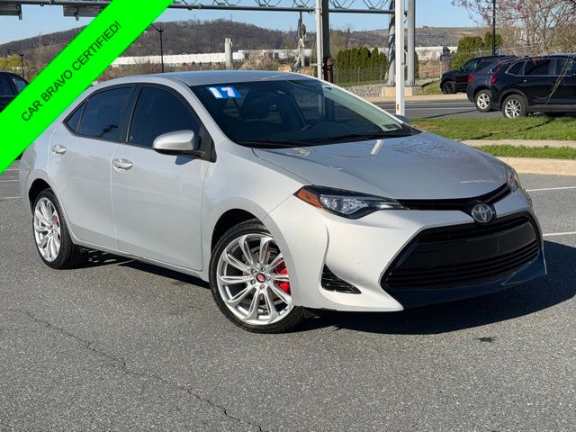 Classic Silver Metallic 2017 Toyota Corolla LE Sedan Front-Wheel Drive Continuously Variable Transmission