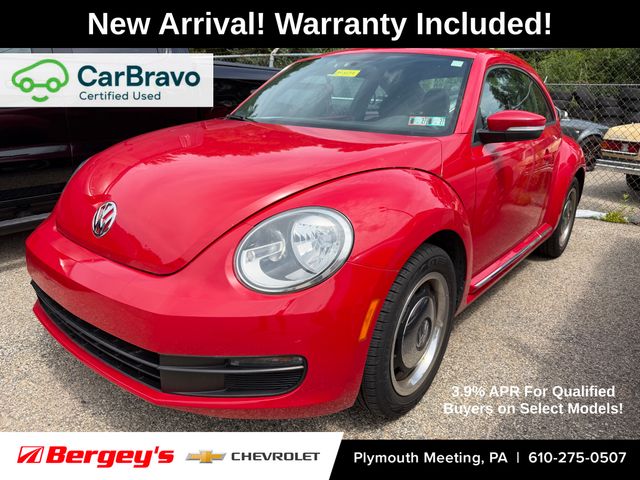 Red 2012 Volkswagen Beetle Hatchback Front-Wheel Drive 6-Speed Automatic