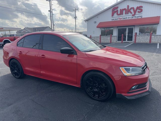 Tornado Red 2016 Volkswagen Jetta 1.8T Sport FWD Sedan Front-Wheel Drive 6-Speed Automatic
