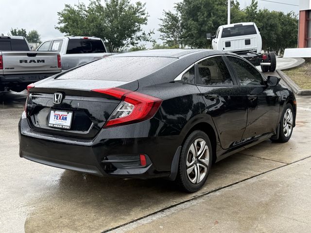 2016 Honda Civic LX Black at Texan Dodge Chrysler Jeep Ram