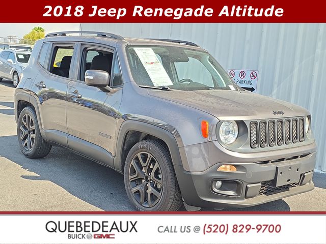Crystal Metallic 2018 Jeep Renegade SUV / Crossover Front-Wheel Drive 9-Speed Automatic