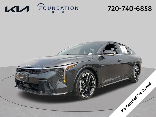 Interstellar Gray 2025 Kia K4 Sedan Front-Wheel Drive Continuously Variable Transmission