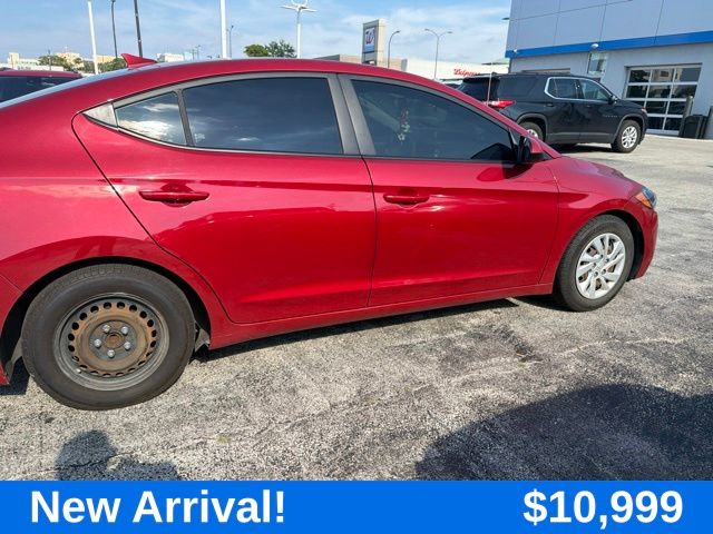 Scarlet Red 2017 Hyundai Elantra Sedan Front-Wheel Drive 6-Speed Automatic
