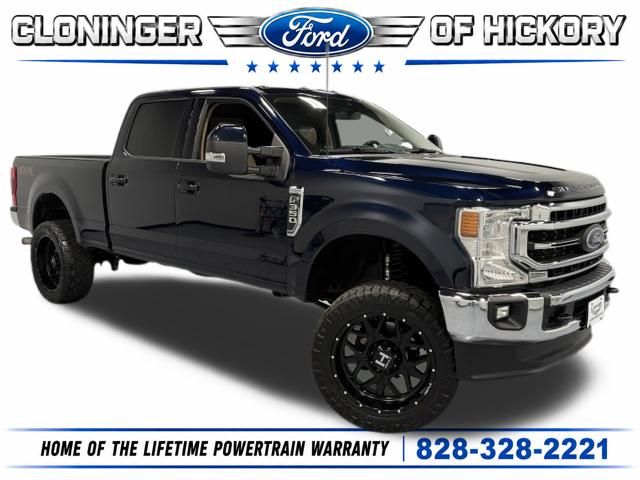 Antimatter Blue Metallic 2022 Ford F-350 Super Duty Pickup Truck Four-Wheel Drive Automatic