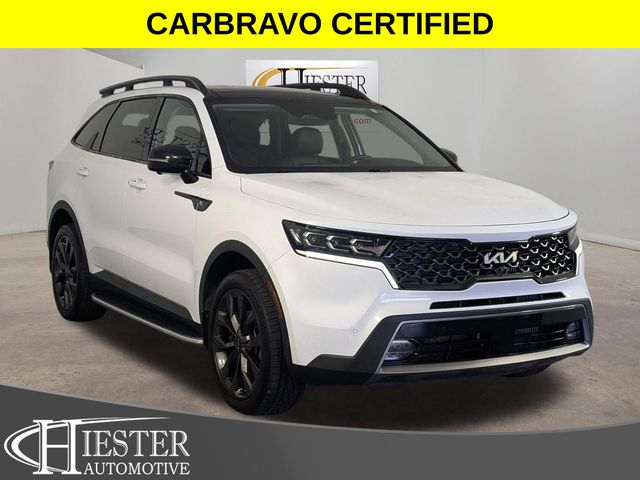 Glacial White Pearl 2022 Kia Sorento SUV / Crossover All-Wheel Drive 8-Speed Dual Clutch