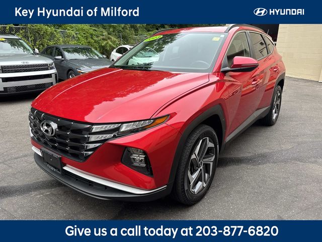 Calypso Red 2023 Hyundai Tucson SUV / Crossover All-Wheel Drive 8-Speed Automatic