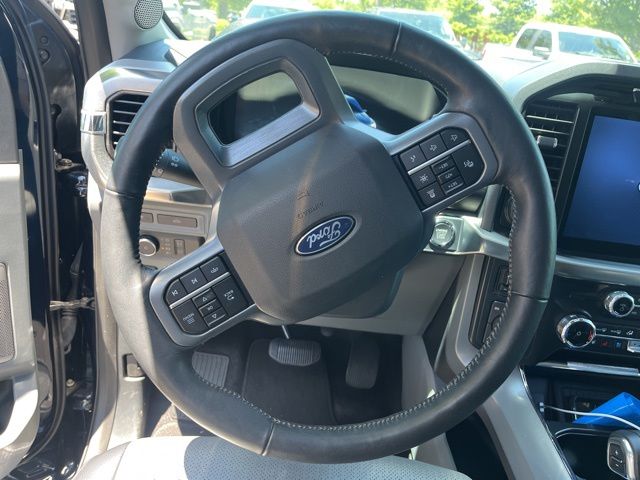 Antimatter Blue Metallic 2024 Ford F-150 Lariat SuperCrew 4WD Pickup Truck Four-Wheel Drive Automatic