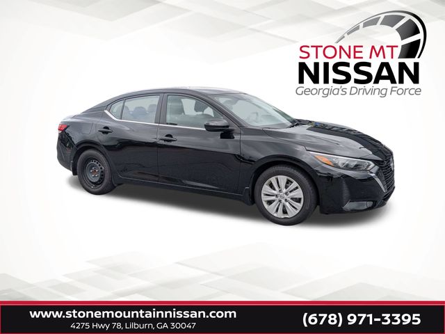 Super Black 2025 Nissan Sentra Sedan Front-Wheel Drive Continuously Variable Transmission