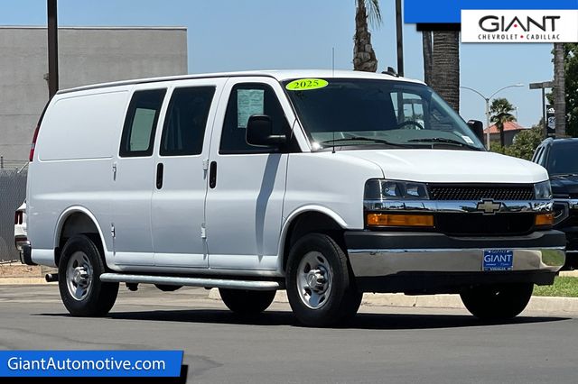 Summit White 2025 Chevrolet Express Cargo Van Rear-Wheel Drive Automatic
