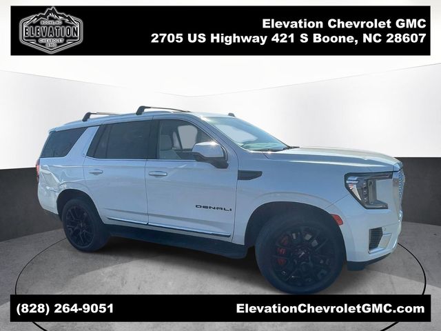 White Frost Tricoat 2023 GMC Yukon Denali 4WD SUV / Crossover Four-Wheel Drive