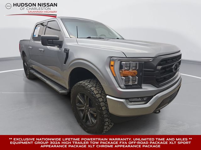 Silver Metallic 2021 Ford F-150 Pickup Truck Four-Wheel Drive Automatic
