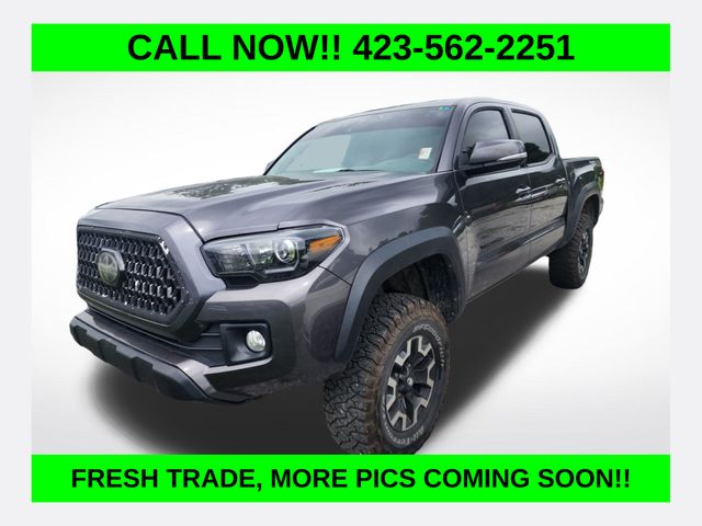 Magnetic Gray Metallic 2018 Toyota Tacoma TRD Off Road Double Cab 4WD Pickup Truck Four-Wheel Drive 6-Speed Automatic