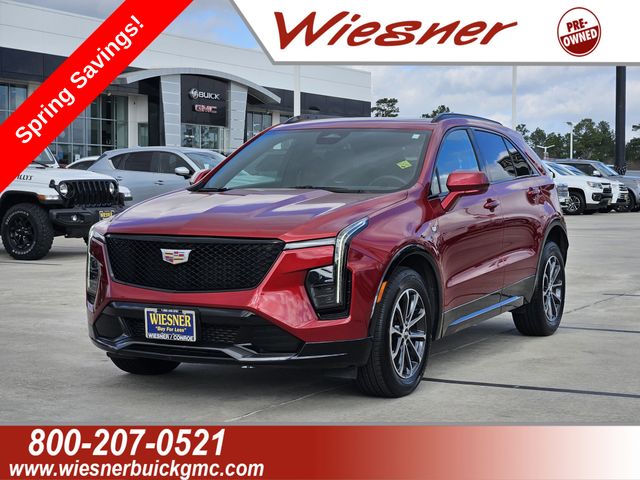 Radiant Red Tintcoat 2024 Cadillac XT4 Sport FWD SUV / Crossover Front-Wheel Drive 9-Speed Automatic