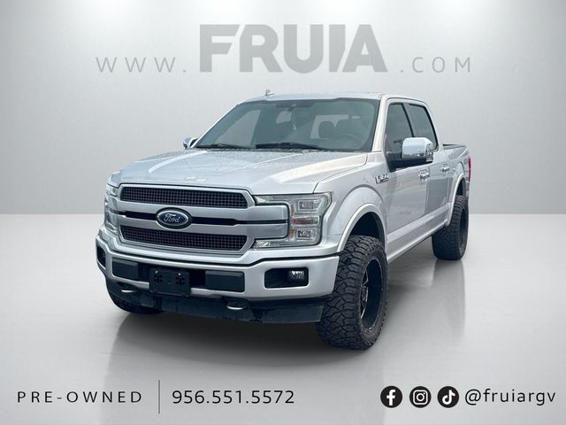 Ingot Silver 2019 Ford F-150 Platinum SuperCrew 4WD Pickup Truck Four-Wheel Drive Automatic