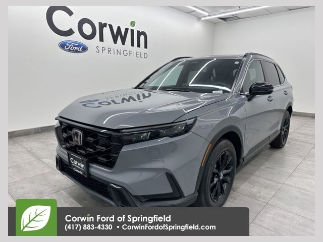 Gray 2024 Honda CR-V Hybrid Sport AWD SUV / Crossover All-Wheel Drive Continuously Variable Transmission