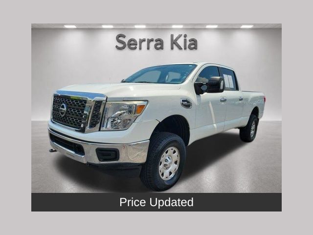 Glacier White 2018 Nissan Titan Pickup Truck 7-Speed Automatic