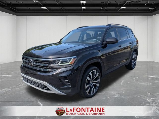 Black 2022 Volkswagen Atlas V6 SE 4Motion with Technology SUV / Crossover All-Wheel Drive 8-Speed Automatic