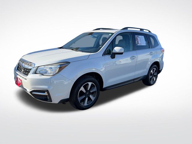 Crystal White Pearl 2017 Subaru Forester SUV / Crossover All-Wheel Drive Continuously Variable Transmission