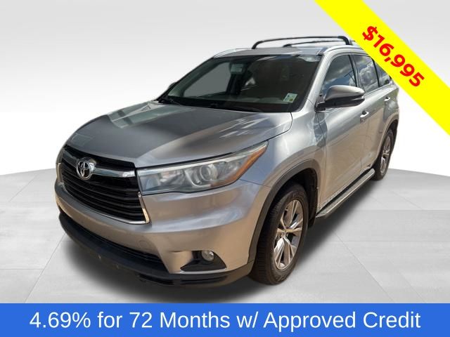 Silver Sky Metallic 2015 Toyota Highlander XLE SUV / Crossover Front-Wheel Drive 6-Speed Automatic Overdrive