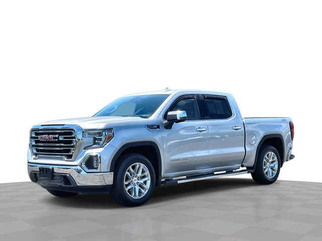 Quicksilver Metallic 2019 GMC Sierra 1500 SLT Crew Cab 4WD Pickup Truck Four-Wheel Drive 8-Speed Automatic