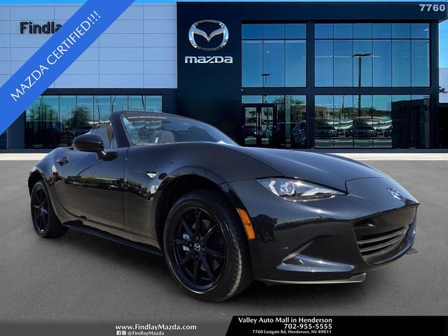Jet Black Mica 2025 Mazda MX-5 Miata Convertible Rear-Wheel Drive 6-Speed Manual