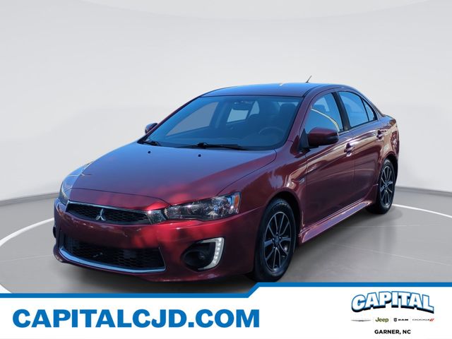 Rally Red Metallic 2017 Mitsubishi Lancer ES Sedan Front-Wheel Drive Continuously Variable Transmission