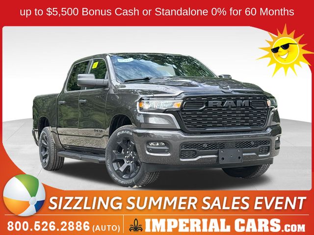 Gray (Granite Crystal Metallic Clearcoat) 2026 RAM 1500 Express Crew Cab 4WD Pickup Truck Four-Wheel Drive 8-Speed Automatic