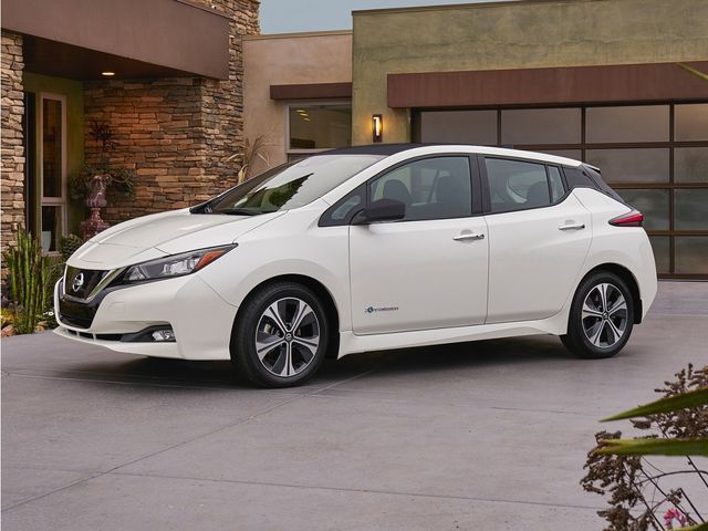 Super Black 2020 Nissan LEAF Hatchback Front-Wheel Drive Automatic