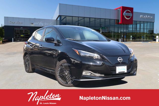 Super Black 2025 Nissan LEAF SV Plus FWD Hatchback Front-Wheel Drive Automatic