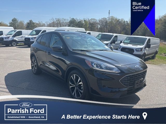 Agate Black Metallic 2022 Ford Escape SE FWD SUV / Crossover Front-Wheel Drive 8-Speed Automatic