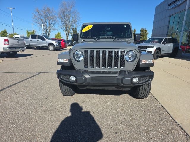 2022 Jeep Wrangler Unlimited Sahara Altitude - Sting-Gray Clearcoat exterior view 2