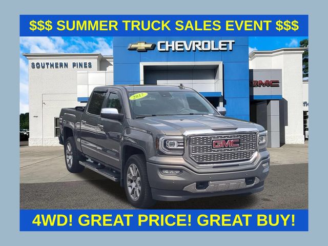Mineral Metallic 2017 GMC Sierra 1500 Pickup Truck Four-Wheel Drive 8-Speed Automatic Overdrive