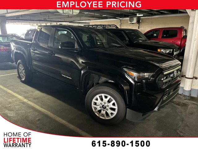 Black 2024 Toyota Tacoma Pickup Truck Four-Wheel Drive 8-Speed Automatic