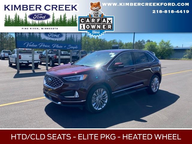 Red (Burgundy Velvet Metallic Tinted Clearcoat) 2023 Ford Edge SUV / Crossover All-Wheel Drive 8-Speed Automatic