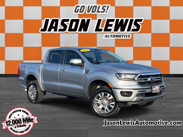 Silver Metallic 2021 Ford Ranger Pickup Truck Four-Wheel Drive Automatic