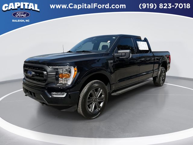 Black Metallic 2023 Ford F-150 XLT SuperCrew 4WD Pickup Truck Four-Wheel Drive Automatic