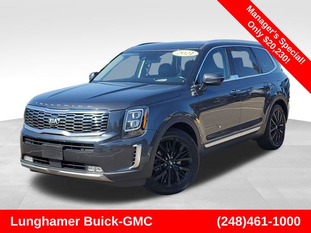 Gravity Gray 2021 Kia Telluride SUV / Crossover All-Wheel Drive 8-Speed Automatic
