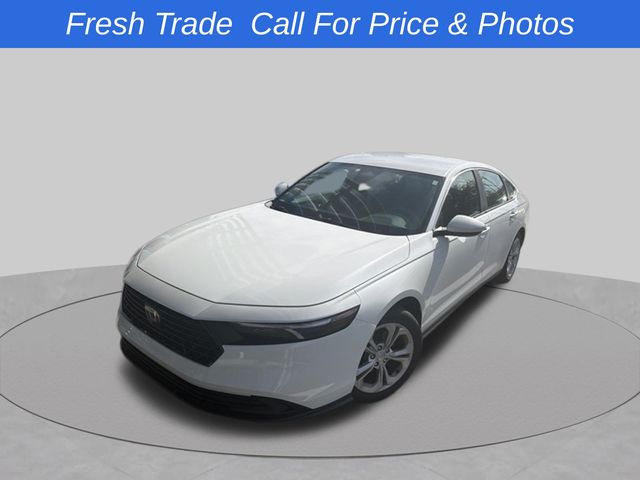Platinum White 2024 Honda Accord Sedan Front-Wheel Drive Continuously Variable Transmission