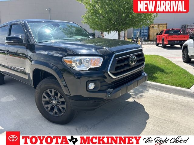 Midnight Black 2022 Toyota Tacoma SR5 V6 Double Cab RWD Pickup Truck 4X2 6-Speed Automatic