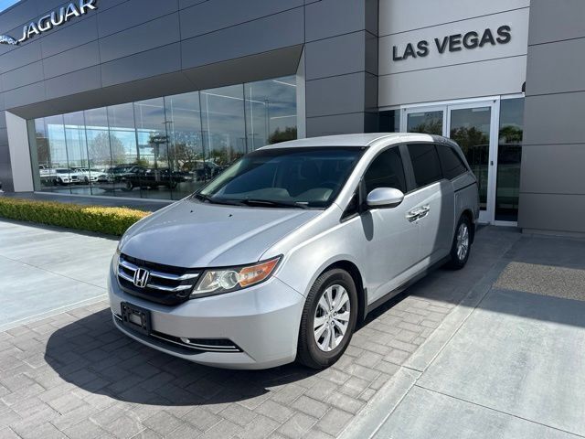 Alabaster Silver Metallic 2014 Honda Odyssey Minivan Front-Wheel Drive 6-Speed Automatic