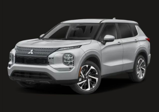 Silver 2024 Mitsubishi Outlander SE FWD SUV / Crossover Front-Wheel Drive Continuously Variable Transmission
