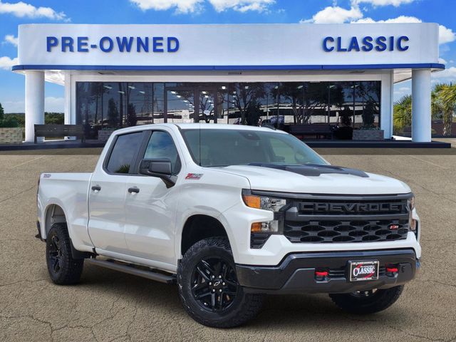 Summit White 2023 Chevrolet Silverado 1500 Pickup Truck Four-Wheel Drive Automatic