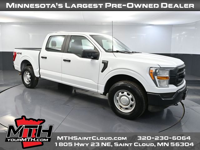 Oxford White 2021 Ford F-150 XL SuperCrew 4WD Pickup Truck Four-Wheel Drive Automatic