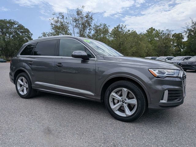 Gray Metallic 2021 Audi Q7 SUV / Crossover All-Wheel Drive 8-Speed Automatic