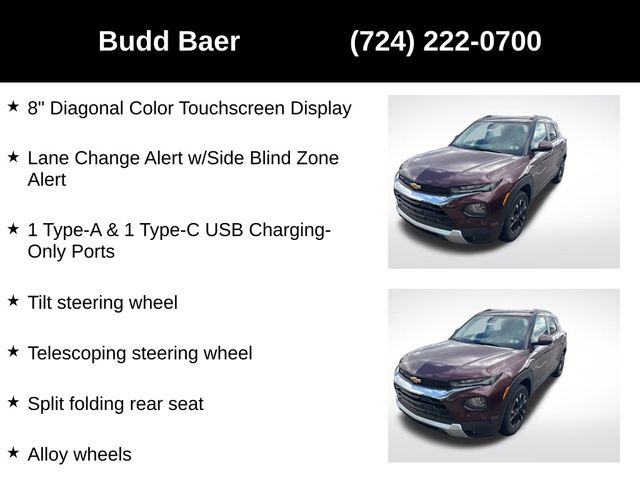 used 2022 Chevrolet TrailBlazer car, priced at $21,402