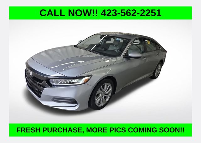 Silver 2019 Honda Accord 1.5T LX FWD Sedan Front-Wheel Drive Continuously Variable Transmission