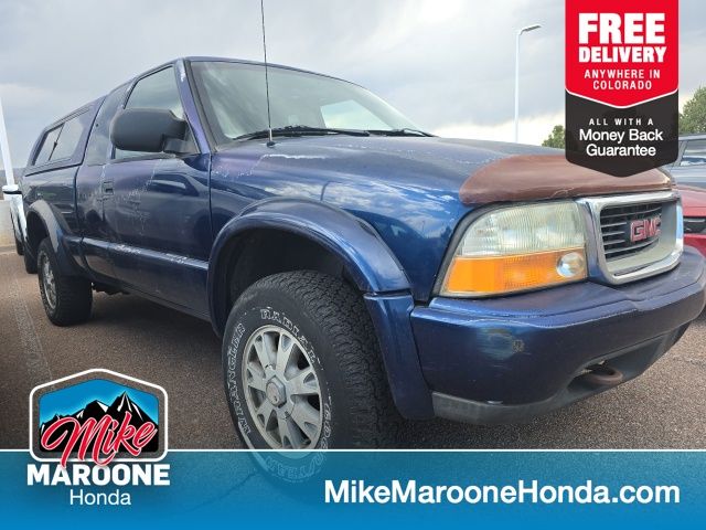 Indigo Blue Metallic 2003 GMC Sonoma SLS Ext Cab 4WD Pickup Truck Four-Wheel Drive 4-Speed Automatic Overdrive